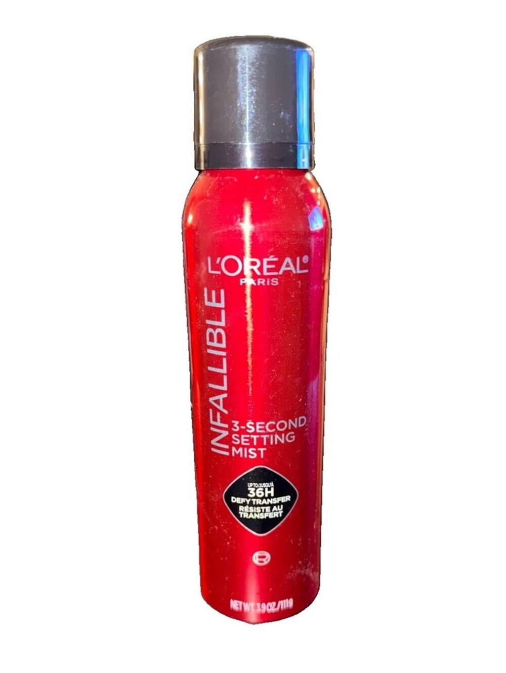 L'Oreal Paris Infallible 3-Second Setting Spray Mist 3.9oz Large Size NEW